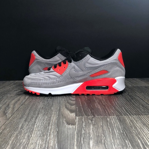 Nike Air Max 90 QS Lux Night Silver & Crimson - Picture 6 of 16